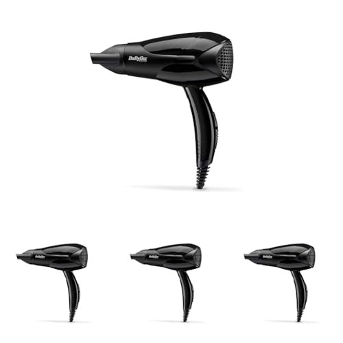 BaByliss Sèche-cheveux Powerlight 2000 Design Léger D212E (Lot de 4)