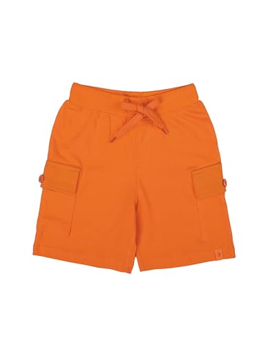 Image of KiddoPanti Boys 100% Cotton Knitted Above Knee Length Basic Cargo Shorts