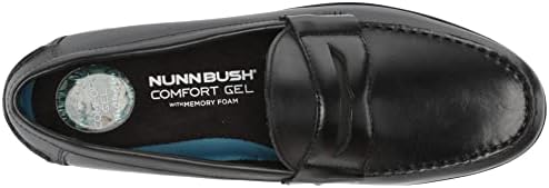 Nunn Bush Men Drexel Penny Loafer with KORE Comfort Technology, Black, 11 Medium | Image 4