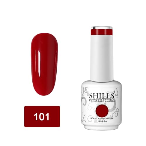 Image of SHILLS PROFESSIONAL UV /LED Soak Off Finish Gel Polish Color Shade 101,15 Milliliters