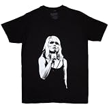 Blondie Debbie Harry T Shirt Open Mic Logo Official Womens Junior Fit Black Size M