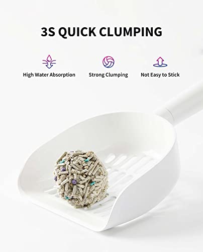 Petkit Mixed 5 In 1 Cat Litter,Strong Clumping Cat Litters,Odor Control And Unscented Ultra Absorbent Water Flushable Bentonite Tofu Cat Litter,Dust-Free,8 Lbs/Bag thumb #1