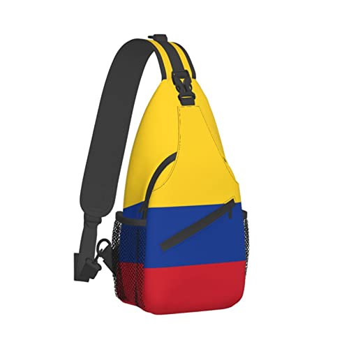 Mochila Bandolera Colombia Flag Unisex Compacta miniatura 3