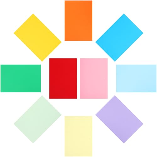Papier cartonné multicolore 50 feuilles épaisses pour bricolage