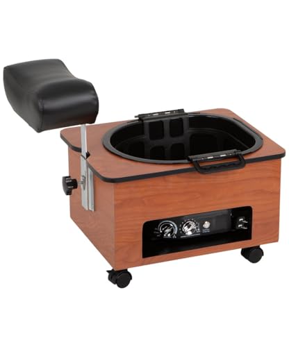 Pibbs DG103 spa portátil para pedicure con reposapiés ajustable miniatura 1