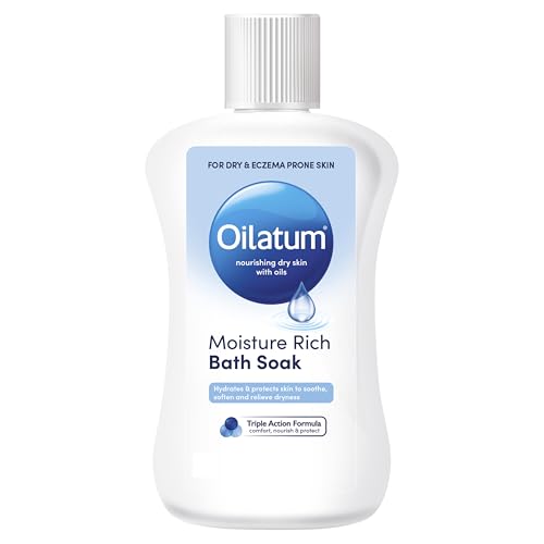 Oilatum Moisture Rich Bath Soak For Dry Itchy Sensitive and Eczema-prone Skin Soothes Hydrates and Relieves Dryness Protects the Skin Fragrance Free Suitable for Everyday Use 1 x 150ml