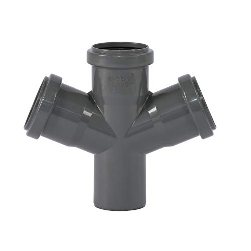 Ostendorf HTsafe Doppelabzweig DN 50/50/50 mm 67 Grad HT-Rohr