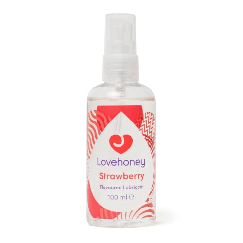 Lovehoney Strawberry Flavoured Water-Based Lubricant 100ml