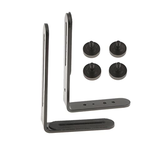 Canon カメラ＆スピードライトフラッシュ用 2つ L字型 フラッシュブラケット 耐久性 互換性