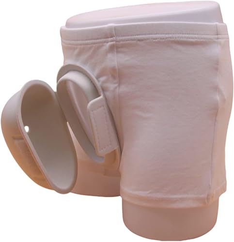 Breathable Post Circumcision Underwear for Boys, Circumcision Underwear, Surgery Recovery Pants, Healing Support Boxer Shorts(White,140)