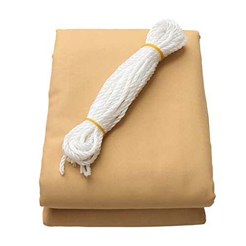 Voile d'ombrage rectangulaire haut de gamme couleur sable pour espace extérieur chic - 3