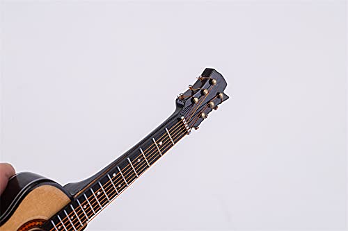 ALANO Modèle de guitare miniature, Mini ornement musical en bois, Mini Instrument de musique décorations de guitare - Les Beatles, Paul McCartney, John Lennon, RIngo Starr, George Harrison ALANO Modèle de guitare miniature, Mini ornement musical en bois, Mini Instrument de musique décorations de guitare – Image 5