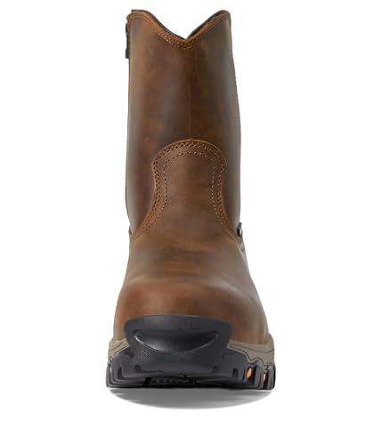 Hoss Men's Recon 8" Side Zip Wellington Industrial Boot, Brown, 10 XX-Wide2