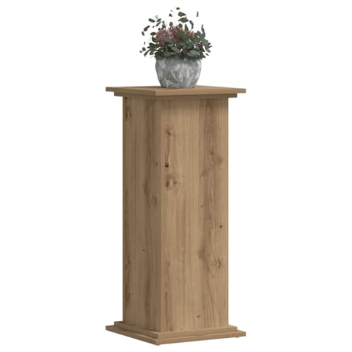 Support pour plantes en chêne sellette bois pour grand pot de fleurs - 8