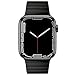 Surace Stainless Steel Band for Apple Watch Ultra Band 49mm 45mm 44mm 42mm 38mm 40mm 41mm, Metal Strap with Folding Clasp for Apple Watch Series 8 7 6 5 4 3 2 1 for Men (Black, 49mm 45mm 44mm 42mm)