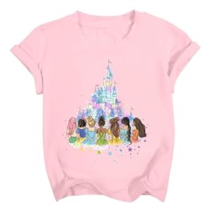 Magical Shirt for Girl: Magic Kingdom Prinecess Tshirt Princess Shirts Youth Girls Cute Family Vacation Trip Tee