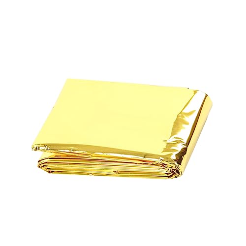 BCOATH Emergency Survival Reflective Blanket Foil Thermal Outdoor Hiking Gear Compact Design for Cold Weather Camping Essential for First Aid Emergency