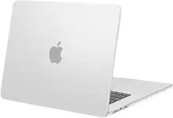Capa de proteção para Macbook Air de 15 polegadas, modelos chip m3 e m2, A3241, A3114 e A2941 (Transparente Fosco)