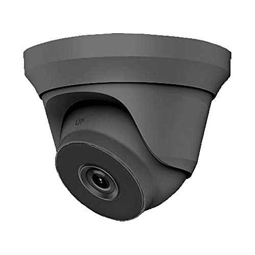 by Hikvision THC-T250-M 5MP Turbo HD 40m EXIR Indoor/Outdoor 4-in-1 CCTV Turret Camera IP67 Metal Body - Grey (2.8mm)
