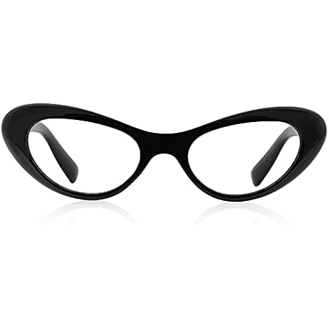 AEZUNI Reading Glasses Women Stylish Cateye Readers 1.0 1.25 1.5 1.75 2.0 2.25 2.5 2.75 3.0 3.5 4.0 5.0 6.0(Black,150) Cover