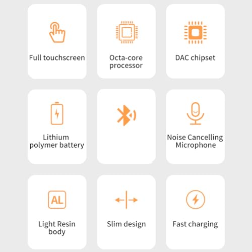 Lecteur MP3 Bluetooth tactile blanc avec carte micro SD 32 Go intégrée - 6