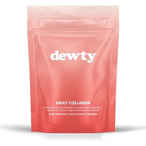 Dewty Daily Collagen Drink with Peach Flavour Cover