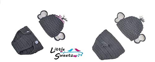 Little Sweetz ** Baby fotoshooting kostuum Newborn ** Fotografie Props - Made with Love - gehaakt design - Image 3