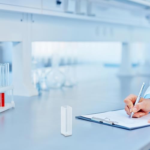 Cubetas de vidrio óptico de 10 mm para evitar errores de lectura en espectrofotómetro 6