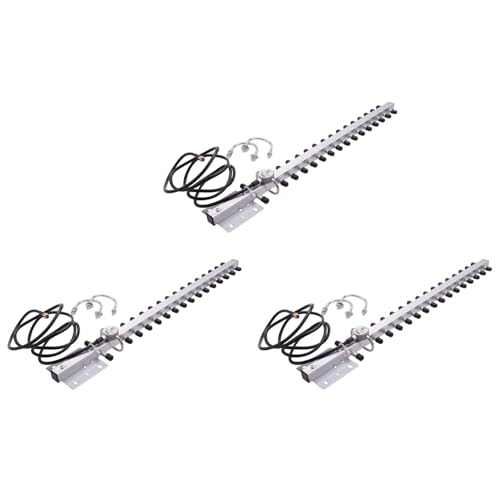 ISTOVO 3X 2.4GHz Antena WiFi 25Dbi Rp SMA Al Aire Libre Inalámbrico Antena Amplificador Direccional Amplificador Cable de Módem