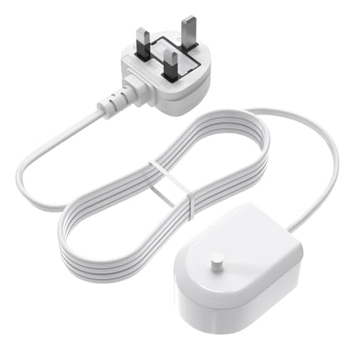 LIANSUM Replacement Electric Toothbrush Inductive Charger Base Compatible with Philips Sonicare HX6100 HX6000 HX8000 HX3000 Series and Most Model UK Plug Waterproof IP67