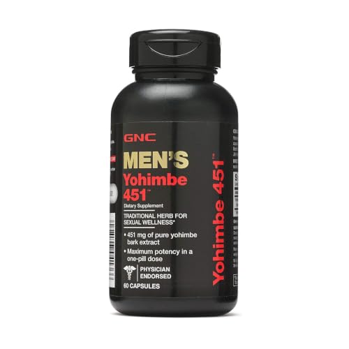GNC Mens Yohimbe 451 Pure Extract 60 Capsules