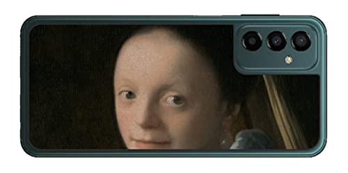 ClearView �T���X�� Galaxy M23 5G�p �w�� �ی� �t�B���� ���� �v�����g �t�F�����[�� ���� �i ���n�l�X�E�t�F�����[�� Johannes Vermeer �j