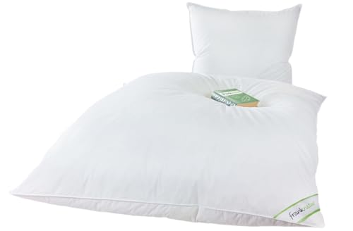 franknatur Ballonbett Bettdecke 135x200 und Kopfkissen 80x80 Set...