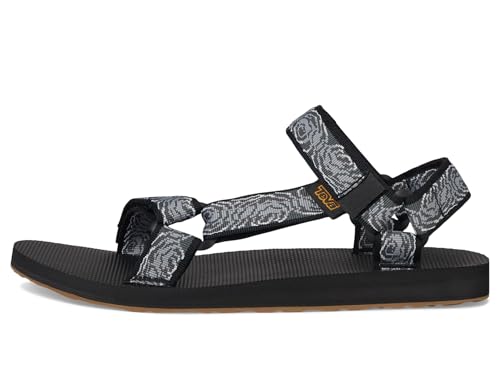 Image of Teva Men's Original Universal Sport Sandal, Archive Top Black /Grey, 7