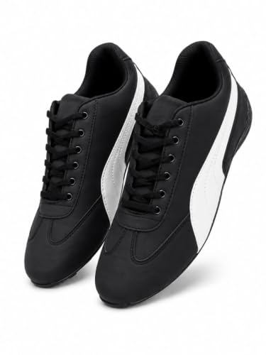 Generic Men's Black Sports Sneakers - Image 3