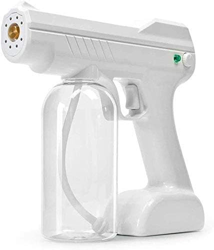 Disinfectant Sprayer, Handheld 800Ml Sanitizer Fogger Disinfectant Machine, Portable Handheld Disinfection Blue Light Nano Steam Atomizer Machine, Capacity for Hospital, School, Home (USB)
