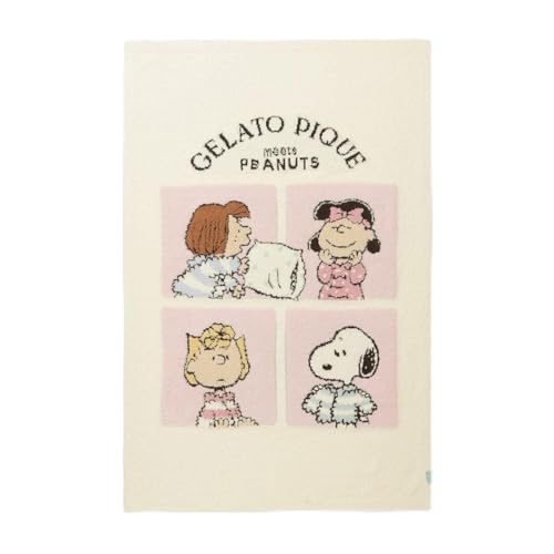 ジェラートピケ PEANUTS オリジナルアートブランケット ジェラピケ gelato pique スヌーピー(PI-ピンク、Free)のサムネイル