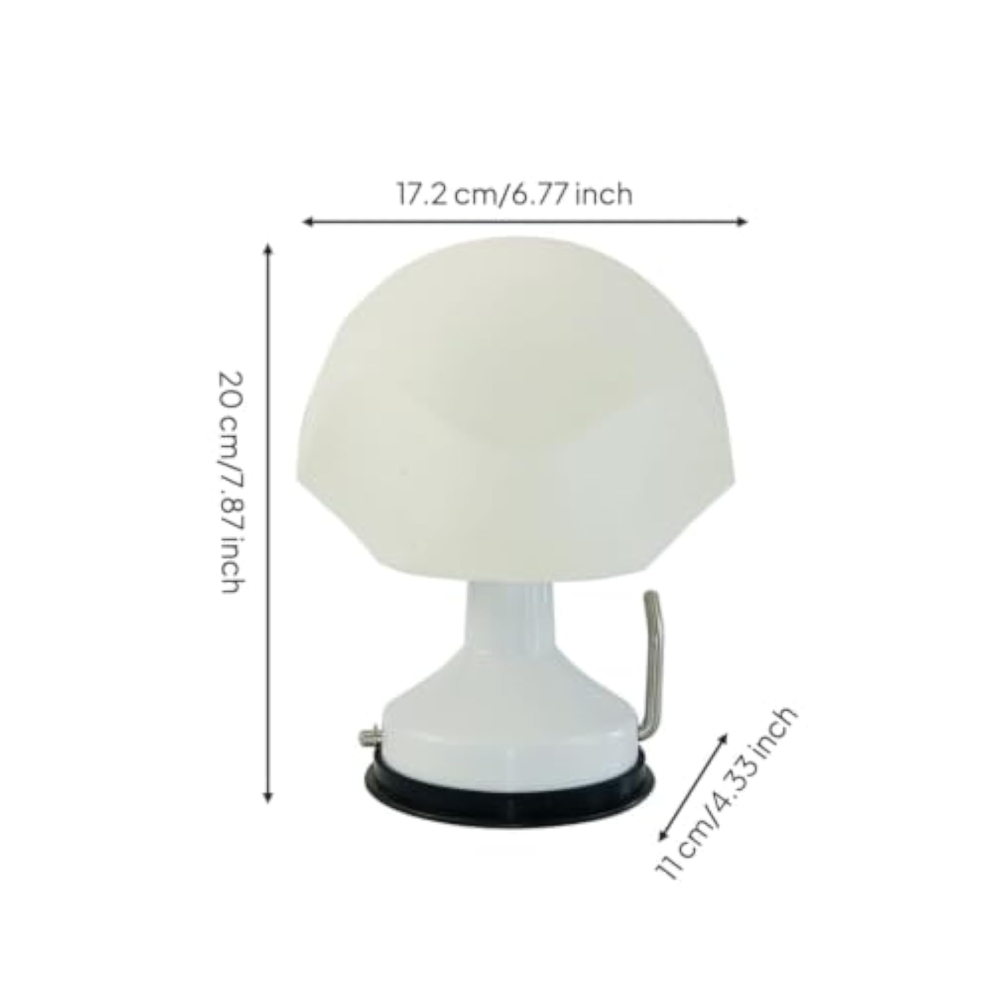 Pin-Holdable Hairpiece Head with Suction Cup