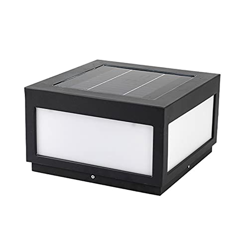YILANJUN LED Lumineuse Solaire Exterieur avec Source De Lumière LED Tricolore, Lumière avec Télécommande, Lampe pour Cours, Villas, Communautés, Parcs