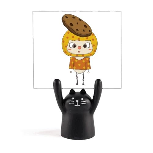 Support friandises chat noir et présentoir de biscuits
