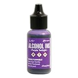 Tim Holtz Alcohol Ink .5oz-Purple Twilight