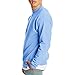 Hanes Mens Ecosmart Fleece Sweatshirt, Cotton-blend Pullover, Crewneck For Men, 1 Or 2 Pack, Light Blue - 1 Pack, Medium US