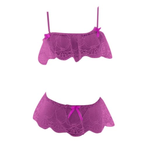 [Shopyruder] セクシーランジェリー 過激 変態 下着 レディース 上下セット 大きいサイズ tバック ブラジャー ショーツセット 黒 可愛い えろい下着 女性 透け 穴あき シースルー レース エッチ ビキニ ブラ オープンクロッチ パンティ エロ - 画像2