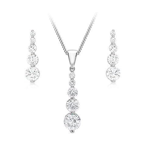 Carissima Gold Women's White Gold Jewellery Set Cover