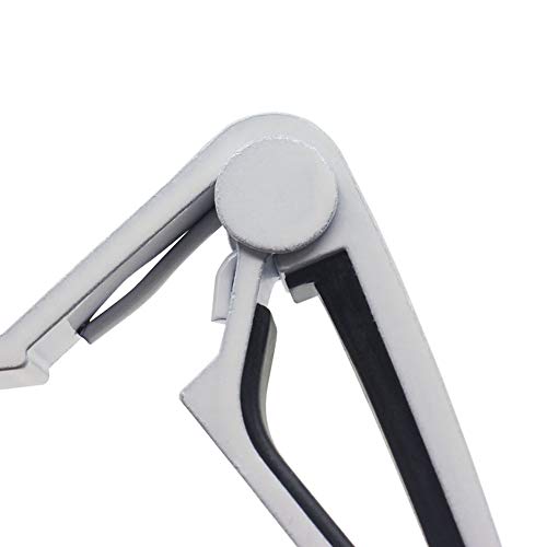 MULOUTSPO Accessoires de Guitare Capo Universels Clé de Serrage une Changement en Alliage D’Aluminium MéTal Acoustique… - Les Beatles, Paul McCartney, John Lennon, RIngo Starr, George Harrison MULOUTSPO Accessoires de Guitare Capo Universels Clé de Serrage une Changement en Alliage D'Aluminium MéTal Acoustique… – Image 4