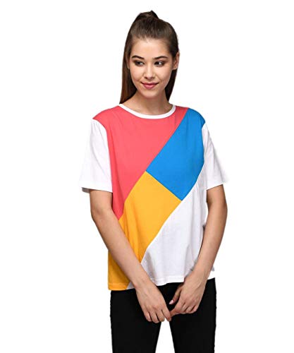Image of KOTTY Women's Solid Regular Fit T-Shirt