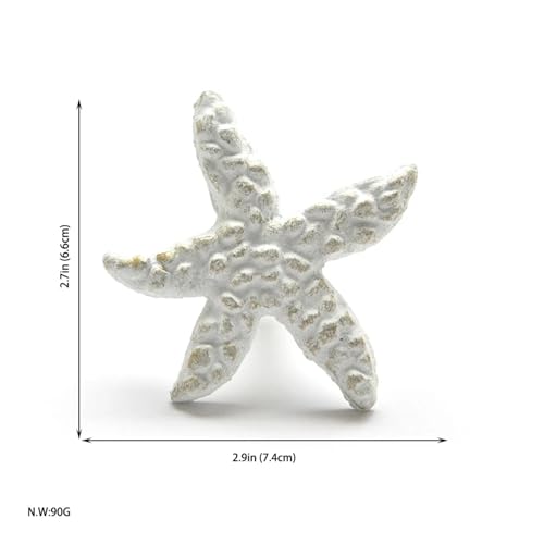 Poignées en fer blanc crabe et coquillage finitions soignées pour armoire - 3