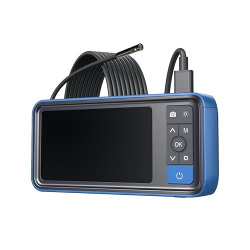 Caméra d inspection 1080P endoscope industriel MS450 etanche pour tuyaux et egouts ecran LCD