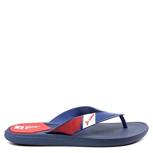 Slide Rider Up Masculino S: Preto/G: Azul/Vermelho 37/38