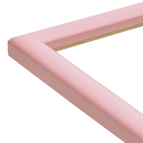 ビバリー 【日本製】 【壁かけひも付】 木製パズルフレーム ピンク 【UVカット仕様/工具不要】 ナチュラルパネル 18.2×25.7cm(パネル1-ボ) ジグソーパズルフレーム 額縁 NN008PK